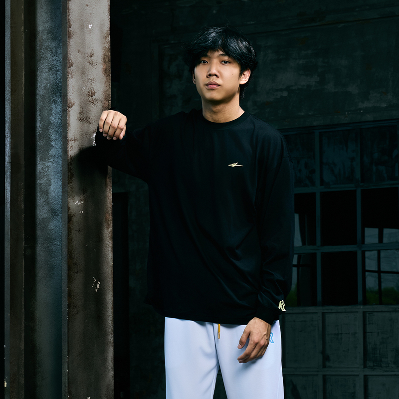 【Ke Ran's Style】Spo Kr Long-Sleeve Lifestyle T-Shirt 【Ke Ran's Style】Spo Kr Long-Sleeve Lifestyle T-Shirt