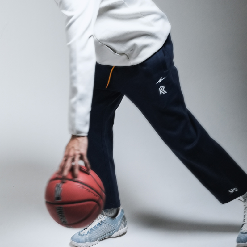 【Ke Ran's Style】Spo Kr Straight-Leg Training Pants, Dark Blue 【Ke Ran's Style】Spo Kr Straight-Leg Training Pants, Dark Blue