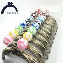 8 5CM arched embossed lace jelly candy head mouth gold ancient bronze multicolored optional dozens of clothes