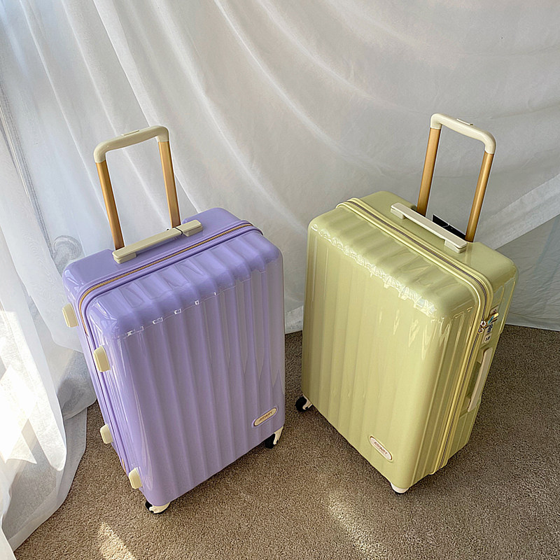 Trolley case female silent universal wheel luggage 24 inch light trolley case 26 inch password suitcase