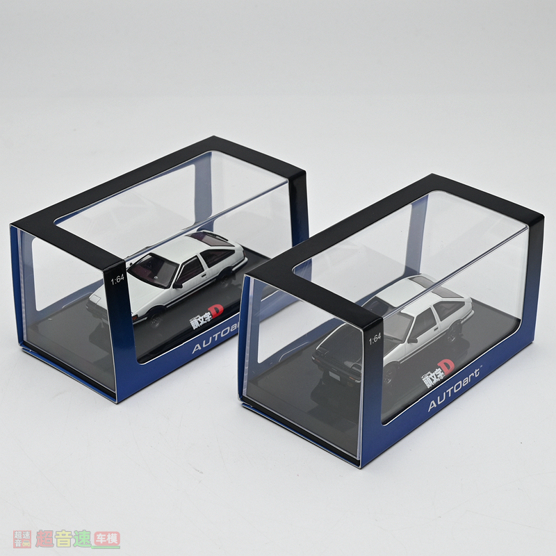 Autoart Aa 1:64 Toyota Ae86 Initial D Car Model 3 Door Jumping Light Can Be Opened