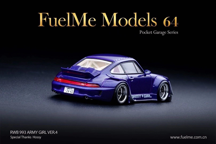 ブランド通販 girl army RWB 993 1:64 Fumei Fuelme resin edition limited ミニカー