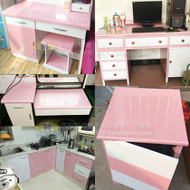 Paper stone renovation stickers for tables Self-adhesive wallpaper Waterproof and oil-proof cabinets Cabinet tables