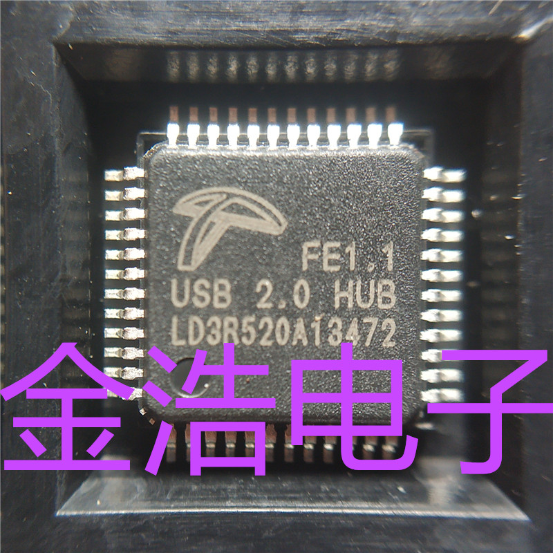New imported FE1 1 patch TQFP48 USB2 0 interface chip HUB master control non-disassembly refurbishment