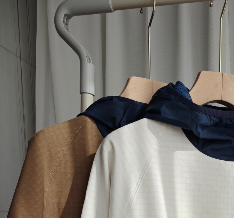 Women's Spring and Summer Thin Urban Sports Water-Repellent Hooded Color-Blocked Jacket