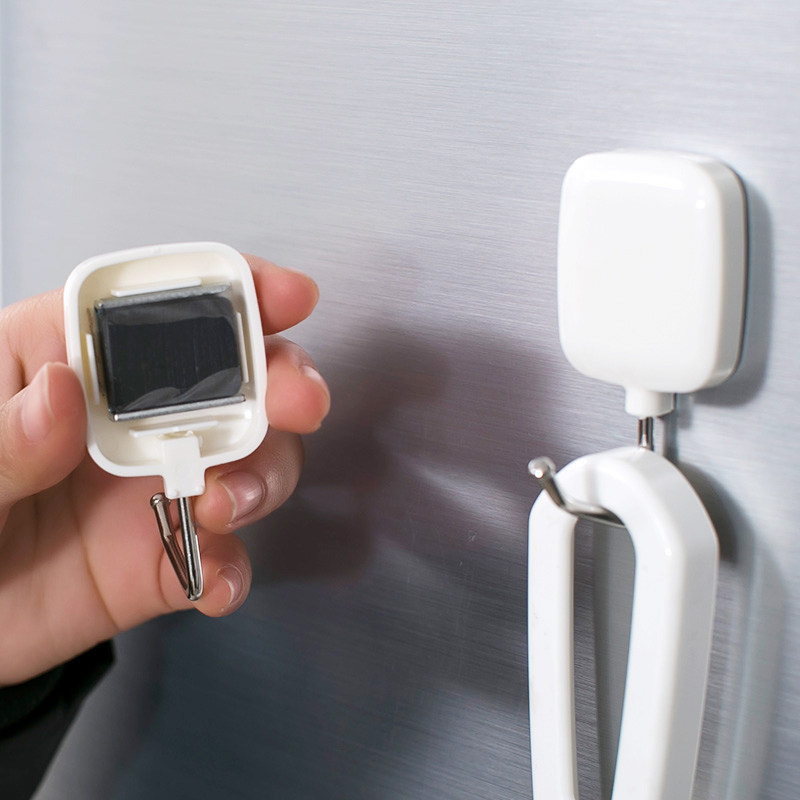 Japan KM Magnetic Hook Magnet Hook Kitchen Microwave Oven Fridge With No Mark magnetic hook load bearing 1KG