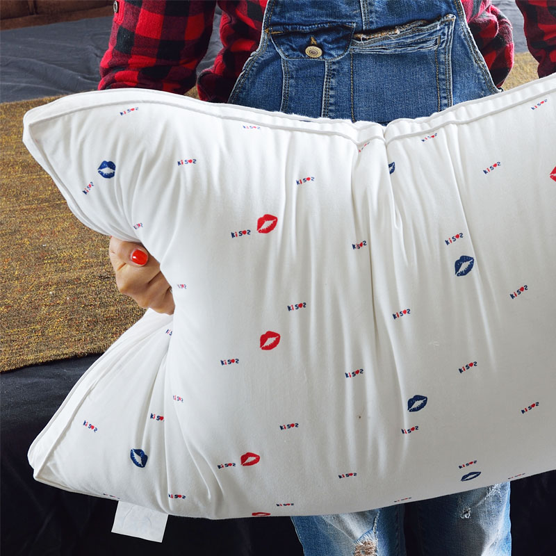 Pillow pillow core adult single one loaded student dormitory simple whole head single cervical vertebra pillow home health pillow