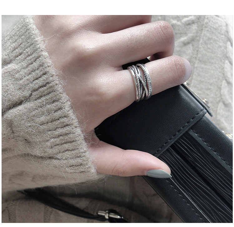 Bague Femme en Argenterie - Ref 3086329 Image 8