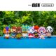 Animal Crossing Friendship Peripheral Building Block Model Xishi Hui Cat Queen Beaver Ornament Puzzle Assembling Doll Toy