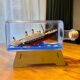 Bottle Ship Series Titanic Building Block Model One Piece Sunny Ship Black Pearl Ship Toy Ornament