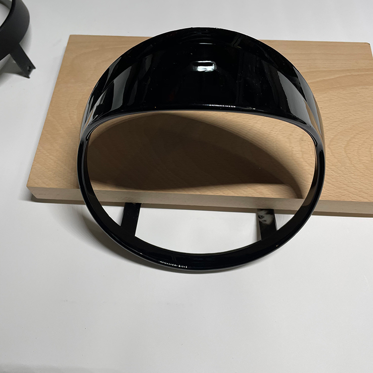 Vespa Headlight Eyebrow Gts300 Lampshade Black Eyebrow Lampshade Hpe Original Blackened Eyebrow