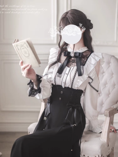 胡桃木 Оригинальная японская элегантная юбка, рубашка, рыбий хвост