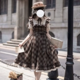 胡桃木 Оригинальный корсет, длинная юбка, стиль Лолита