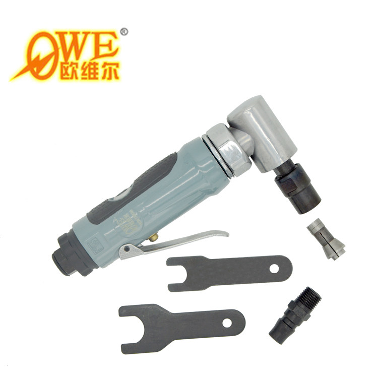 Taiwan Oville OW-4123 pneumatic 90-degree wind mill engraving machine elbow grinding sand polishing polishing tire repair machine