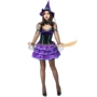 Phù thủy dành cho người lớn Dress Dress Show Quần áo Witch Cosplay Cosplay Anime Game Halloween Trang phục - Cosplay cosplay đồ ngủ