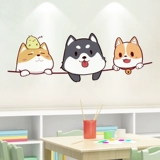 Мультяшные трехмерные детские наклейки на стену для мальчиков, настенная наклейка, 3D