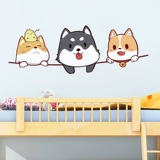 Мультяшные трехмерные детские наклейки на стену для мальчиков, настенная наклейка, 3D