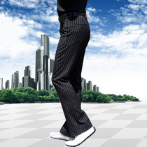 Striped Western Pants Mens Summer Pituality Loose Mens Horn Pants Fashion Casual Comfort Trend Han Edition Micro-Lao Pants