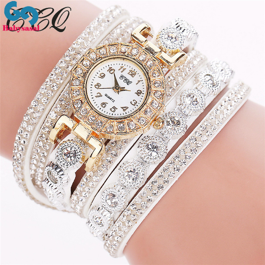 Ebay hotsale shiny bracelet watch jewelry quartz watch 2022