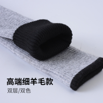 Cashmere arm sleeve cover false sleeves Womens autumn and winter extended gloves Wool knitted thickened arm warm