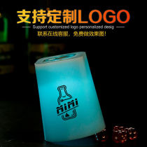 Dice dice punching suit LED sept couleur écran lumineux bar ktv couleur couleur épaissie fils flush LOGO personnalisé