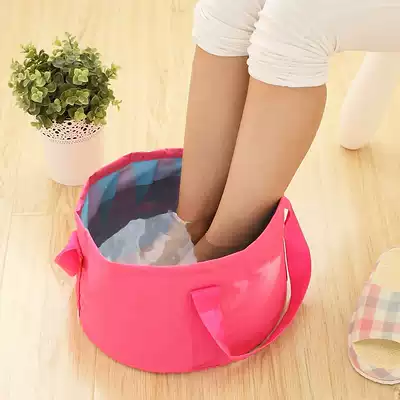 Travel folding basin outdoor portable padded foot bucket large travel hotel laundry bubble basin travel artifact