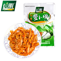 Jiangxi specialty Gannan Xinfeng spicy radish crispy carrot diced rice Pickles Pickles open bag instant gift box
