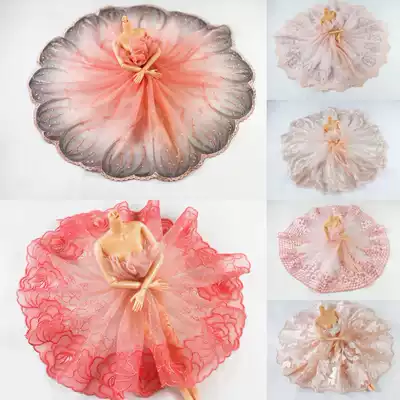 Yoshinjia diy accessories retro doll skirt chrysanthemum pink wide lace mesh embroidery lace belt accessories