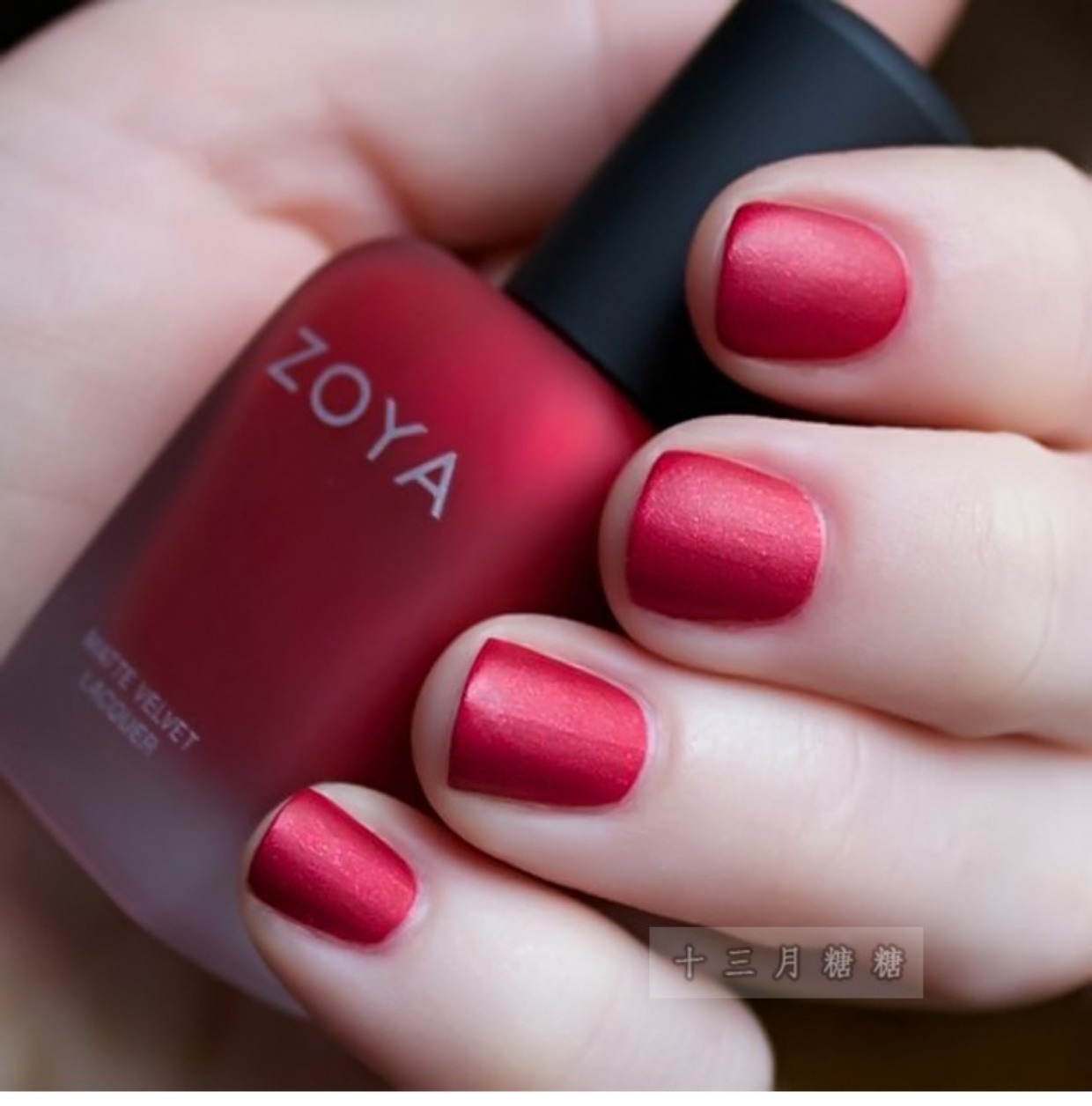 Sơn móng tay Mỹ ZOYA nhung mờ mờ mờ bề mặt zp816 retro đỏ không thấm nước kéo dài không phai - Sơn móng tay / Móng tay và móng chân màu sơn móng tay đẹp cho da ngăm