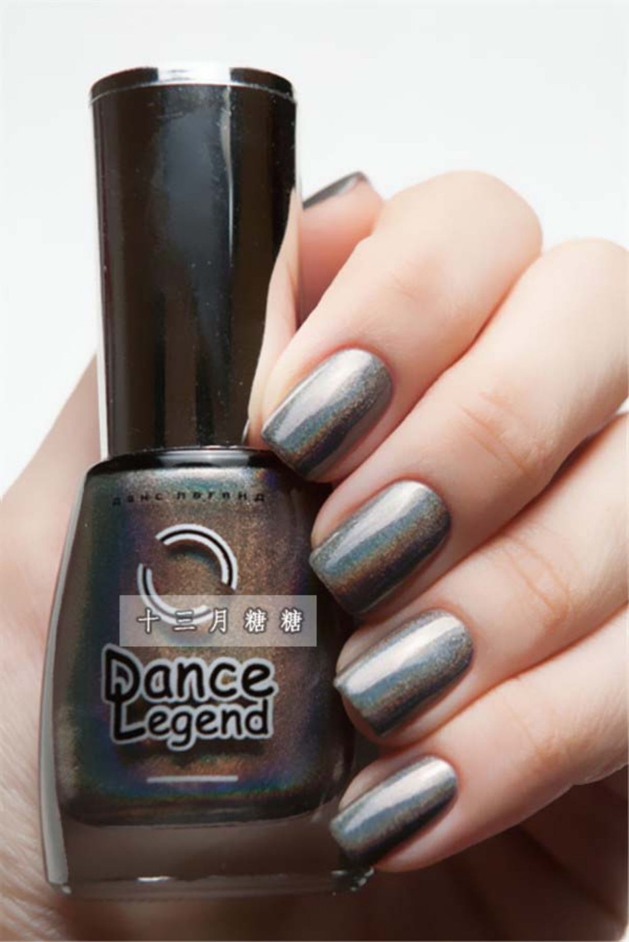 Nga Dance Legend New Prism 2 New Prism Nail Ba Lan Laser Đen Fairy Unpeelable - Sơn móng tay / Móng tay và móng chân sơn móng tay màu hồng đất