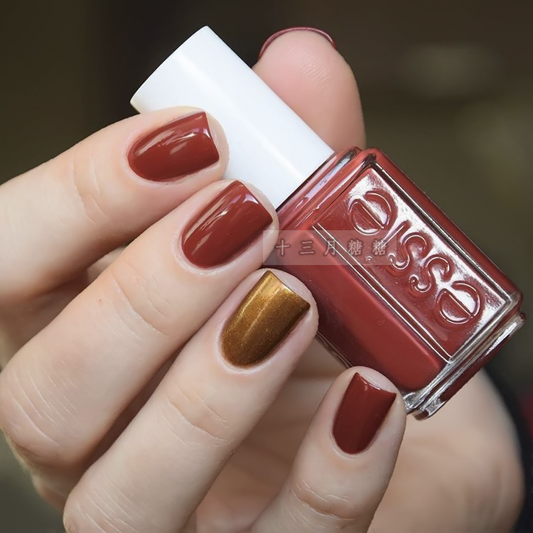Usd 8 85 Genuine Essie Nail Polish Vintage Dark Red Brown Lightbox Moreview