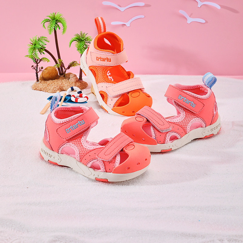 Carter Rabbit Boys Sandals 2021 Summer Children's Sandals Baotou Functional Shoes Baby Shoes Soft Sole Baby Toddler Shoes
