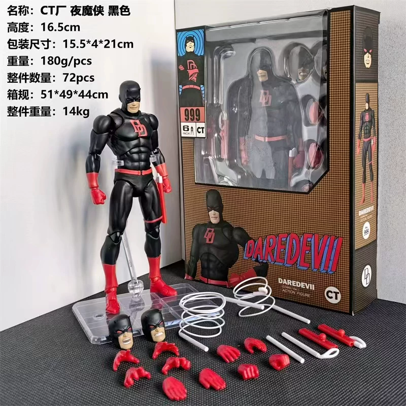 CT Factory mafex версия комикса Daredevil Black Daredevil Marvel Том Хиддлстон подвижная фигура