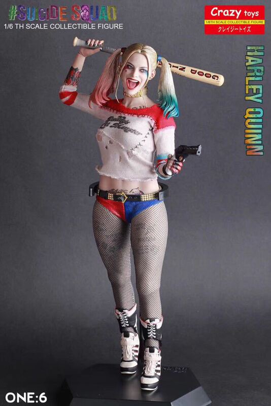 Crazy Toys Suicide Squad Realistic Harley Quinn 12inch Cloth Version Model Figure