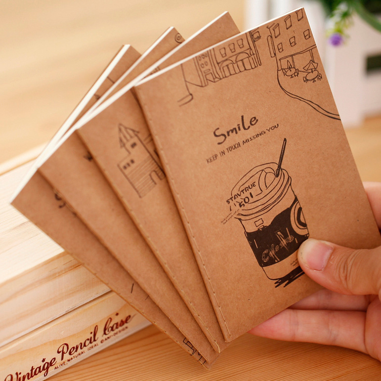 Korean Stationery Creativity Cute Retro Small Benson Wholesale Notebook Notepad Children Student Prizes Small Gifts