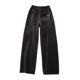 Soft and warm autumn and winter / high waist plus velvet thickened wide-leg pants women's Korean version of drape and thin casual pants straight-leg pants