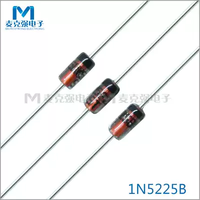 Bulk direct plug 1N5225B DO-35 red glass seal regulator tube 1 2W 0 5W 3v