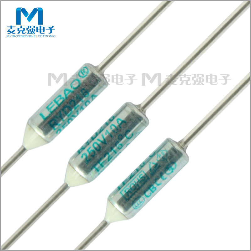 LEBAO metal shell temperature fuse RYD216 10A 250V 216 degrees TF216℃