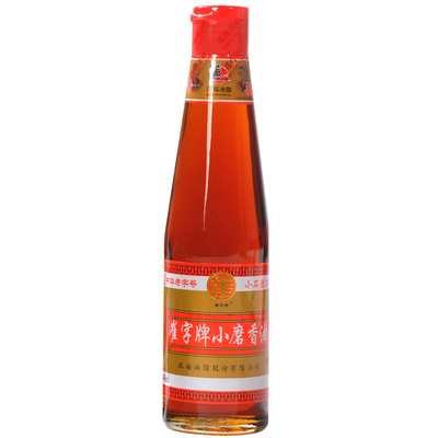 Проверенный временем бренд Shandong Cuizi, маленькое молотое кунжутное масло, кунжутное масло, домашнее холодное и горячее блюдо для окунания в кастрюлю с маслом, бутылка 448 мл