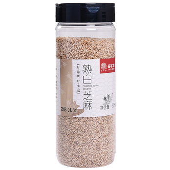 China's time-honored brand Cuizi brand cooked white sesame grains cooked sesame ready-to-eat 236g*3 bottles