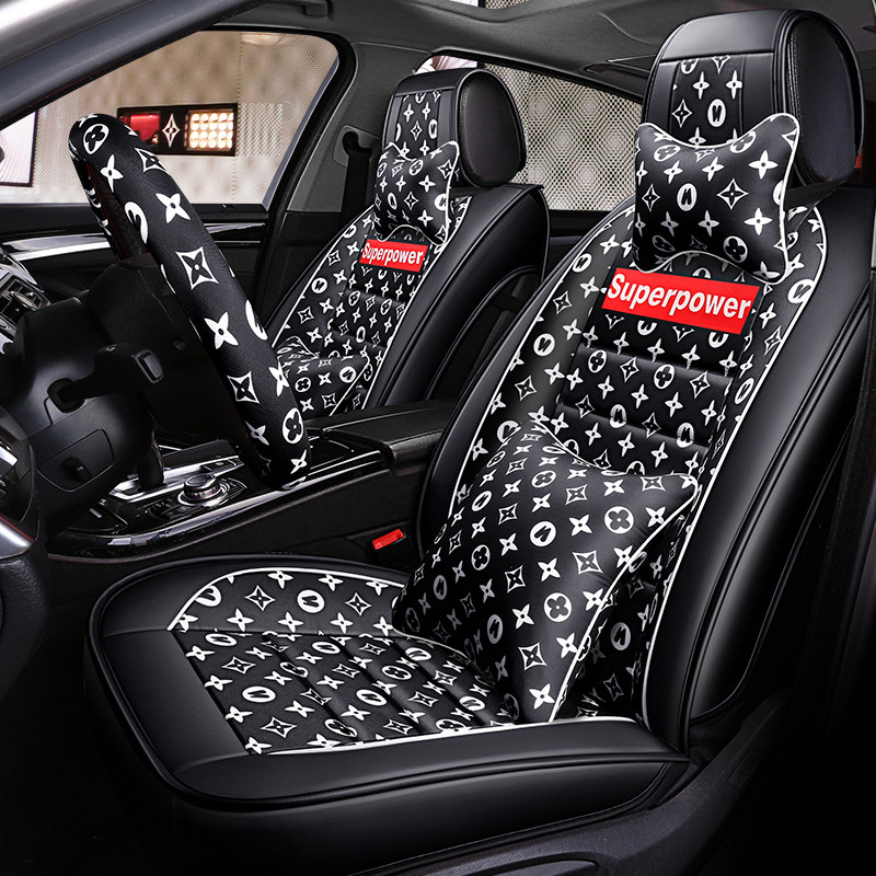 Car cushion Four seasons General all-bag Corolla Yaaku Golf X1 Witch A3 Summer goddess seat cover woman