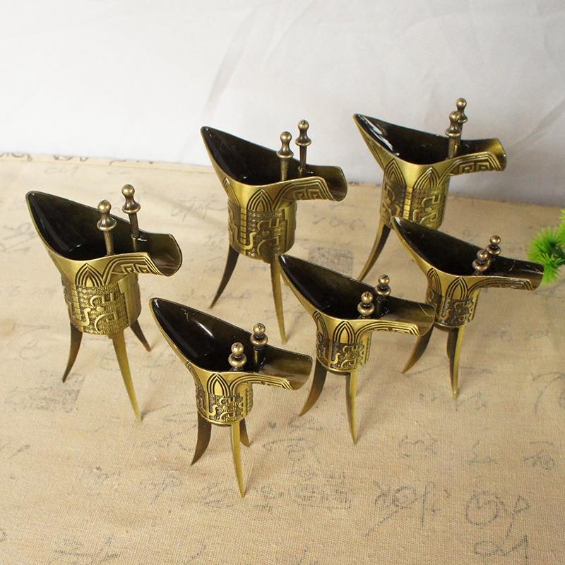 銅製 三脚爵杯 茶道具 装飾品 工芸品 置物 楽天市場】□龍香堂