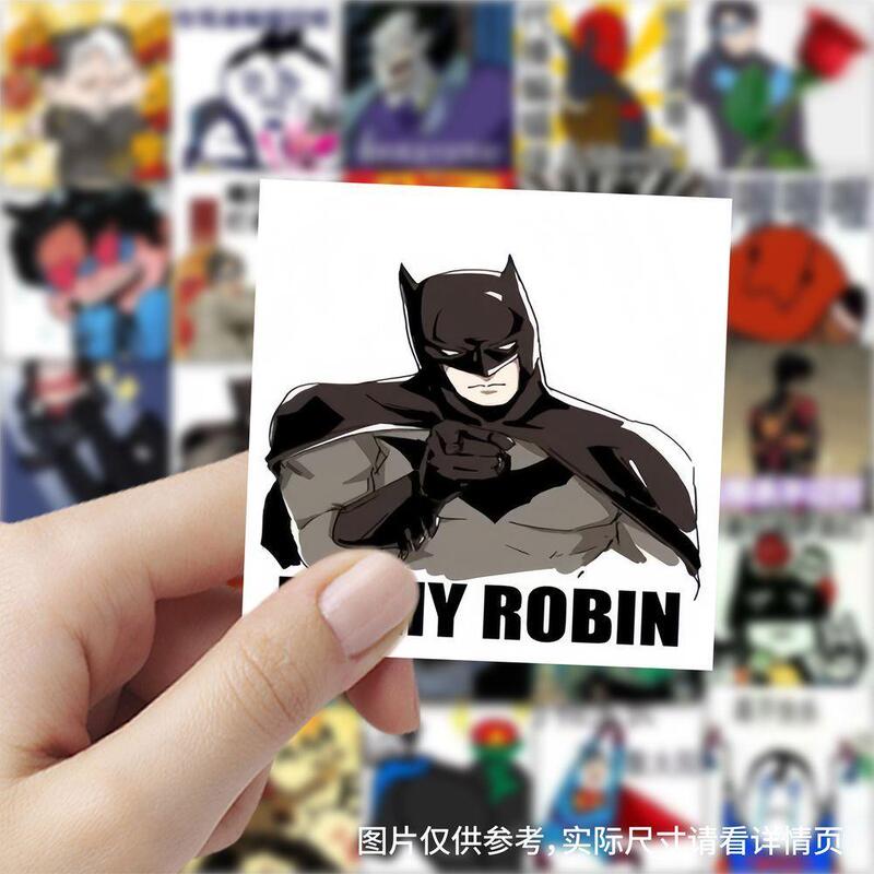 [Cut Individually] 108 Dc Universe Emoji Stickers, Fun and Funny Batman and Joker Creative Decorative Stickers