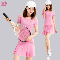 Square dance clothing new suit summer casual short-sleeved sports culottes cotton suit dance performance clothes women