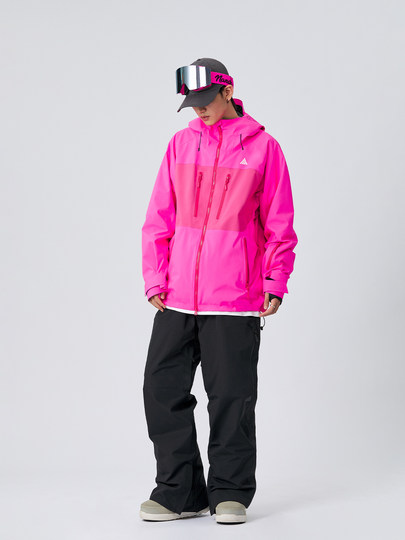 Nanen Women's Snowboard Pants 3L Waterproof Ski Pants Professional Outdoor American Style Winter Thickened Men's Snow Pants