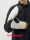 Nanend Nanen New Color-Blocked Ski Gloves for Women and Men, Professional Warm and Waterproof, Gold Label P Cotton Ns5016