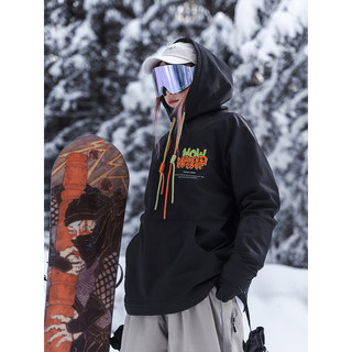 Nanen Ski Sweatshirt Is Waterproof and Unisex, Suitable for Snowboarding, Professional American-Style Solid Color Outdoor Sports Inner Layer Top