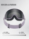 Nan Enxian Small Frame Color-Changing Flip-Up Ski Goggles for Women, Anti-Fog, Single and Double Board Zeiss Goggles for Men, Ng24Max