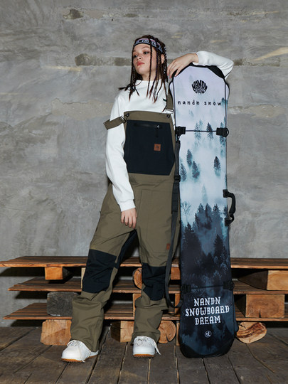 Nandn Single-Board Dumpling Skin Storage Bag, Thickened Single-Shoulder Snowboard Protective Cover, Ski Equipment Naj1001