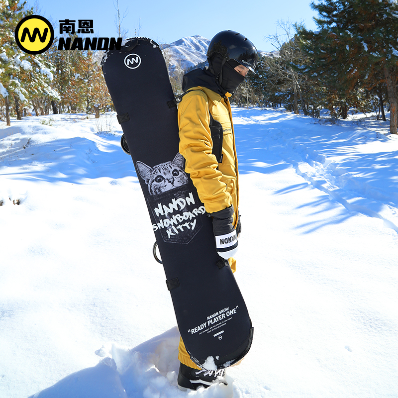 Nanen NANDN single-board dumpling skin storage bag thickened one-shoulder snowboard protective cover ski equipment NAJ1001